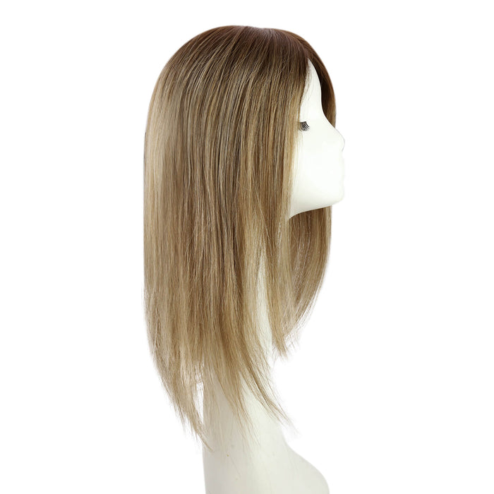 virgin hair topper,hair piece topper,hair extension,Topper for Woman,Sunny Hair Topper,Silk hair topper,mono topper hair,silk base hair topper,female hair topper for thinning crown,best hair topper,hair topper for thinning hair,topper for hair,mono hair topper,mono top human hair topper,14 inch hair extensions,16 inch hair extensions,12 inch hair extensions,distribute seams at will,invisible topper,large base topper,large base 6*7 inch,Hair Volumizers,Clip-In Hair Volumizers