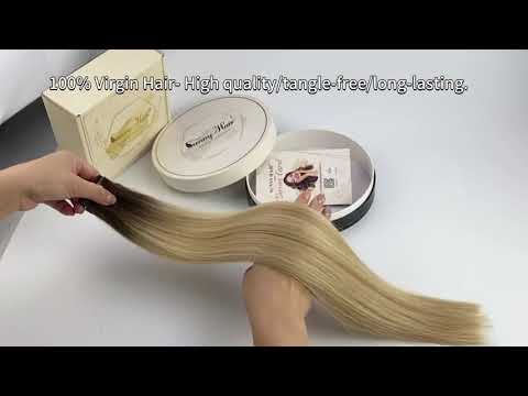 Seamless Tape in Hair Extensions Best Virgin Human Hair Dark Brown #4