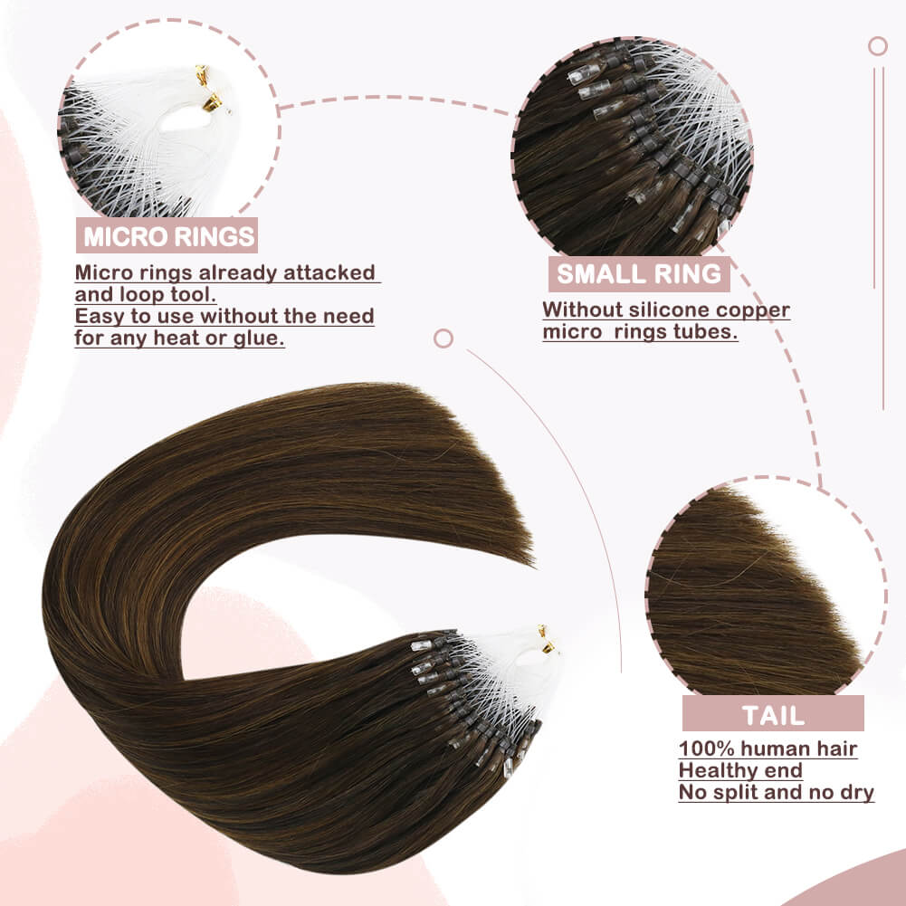 micro ring human hair extensions