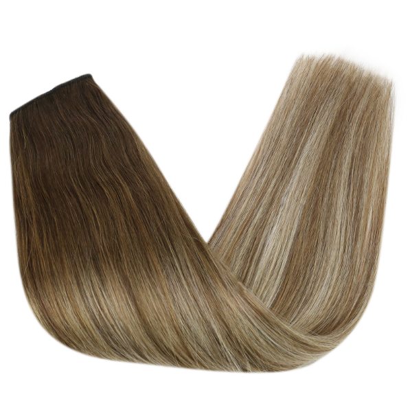 sunny hair halo human hair extensions,halo hair, halo hair piece, hidden crown hair, hidden crown hair extensions,layered halo hair extensions, natural look,one pieces,thick hair pieces, top to top hair, wire hair extensions