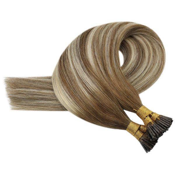 balayage i tip human hair extensions