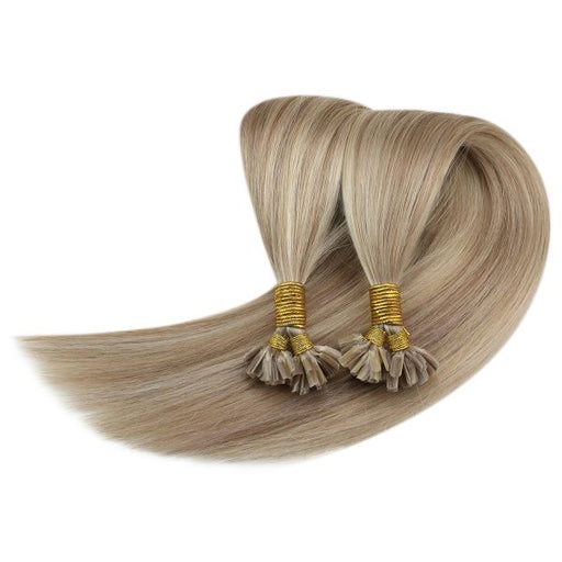 blonde u tip human hair extensions